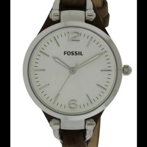 Fossil Women's Brown Leather Watch